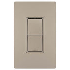 Legrand RCD33NICC6 Nickel Radiant Two Single-pole/3-way Switches, Nickel Image 1