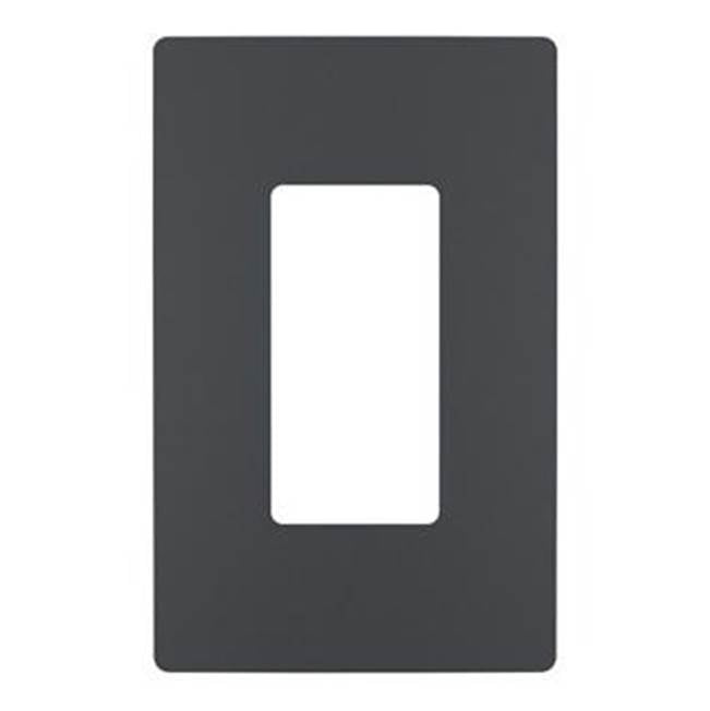 Legrand Radiant One-gang Screwless Wall Plate, Dark Bronze