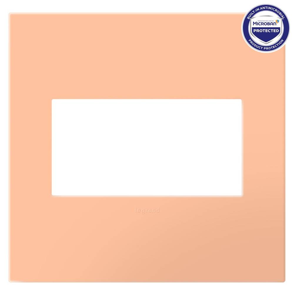 Legrand  Adorne Evergreen Two-gang Screwless Wall Plate With Microban