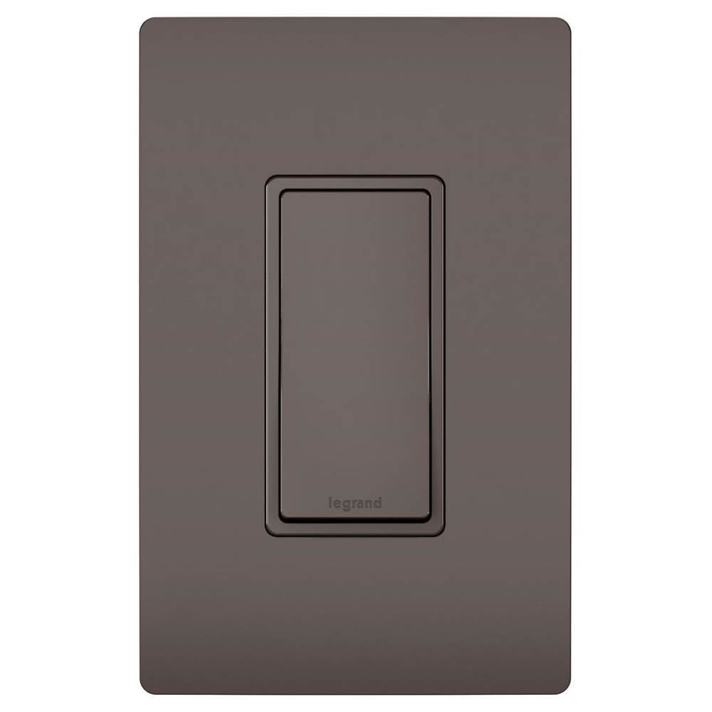 Legrand Radiant 15a Single-pole Switch, Brown