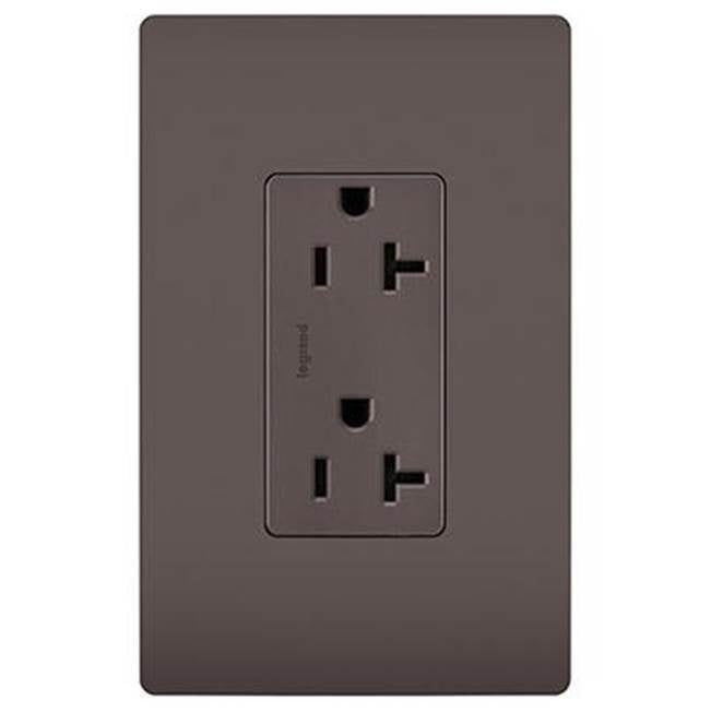 Legrand Radiant Spec-grade 20a Tamper-resistant Receptacle, Brown