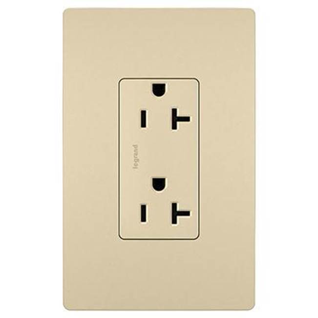 Legrand Radiant Spec-grade 20a Tamper-resistant Receptacle, Brown