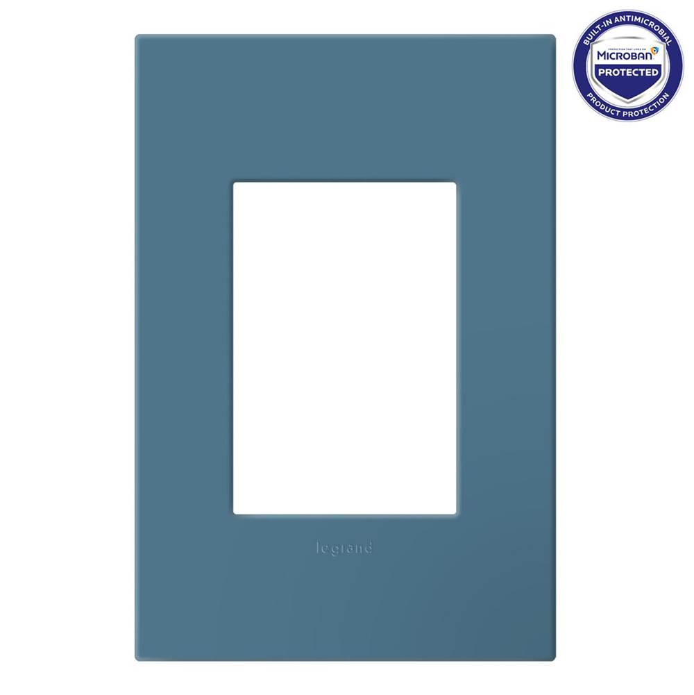 Legrand  Adorne Evergreen One-gang Screwless Wall Plate With Microban
