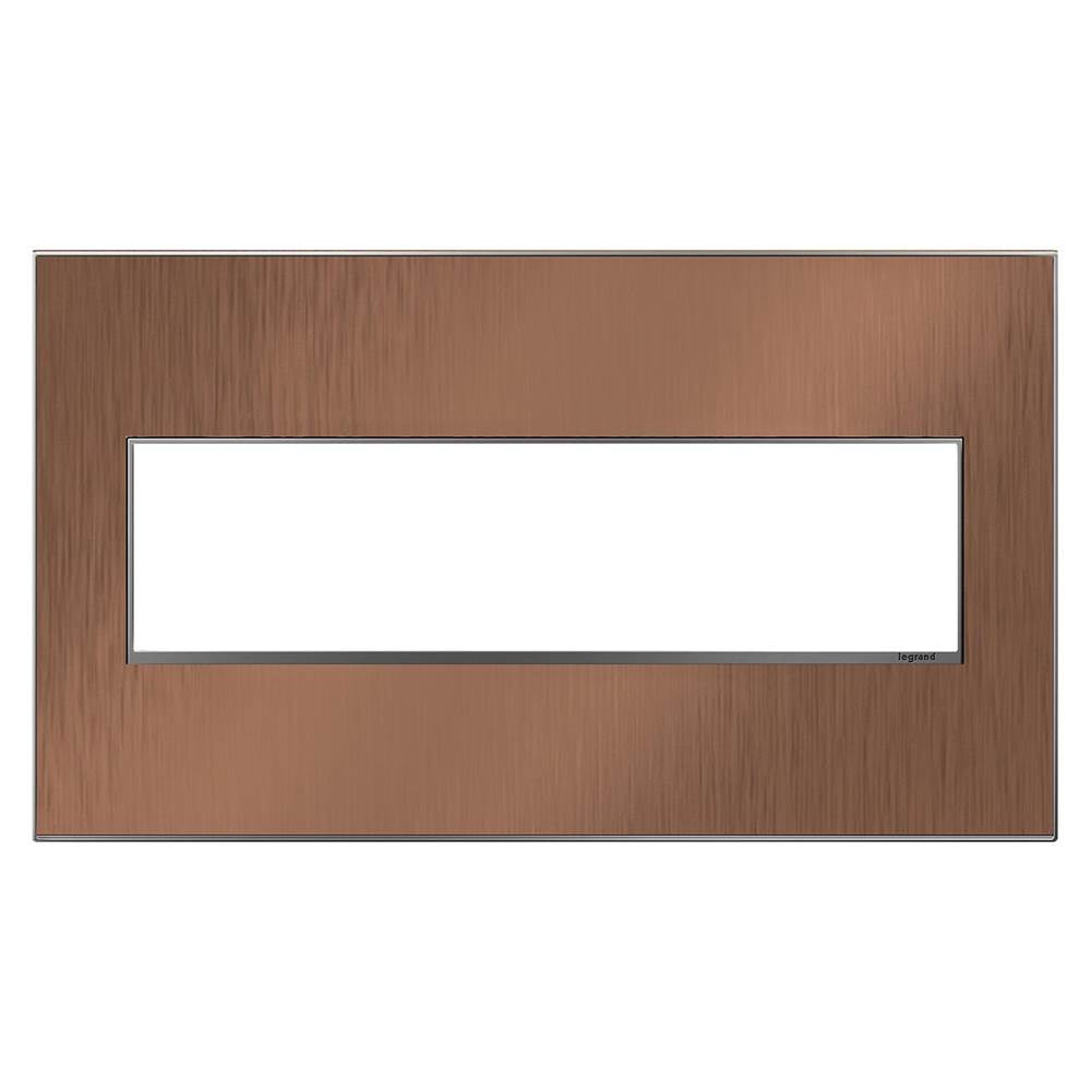 Legrand  Adorne Copper Four-gang Screwless Wall Plate