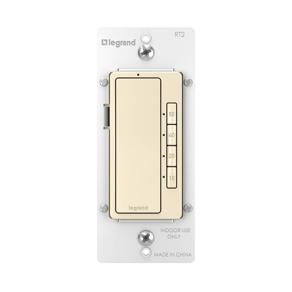 Legrand RT2LA Light Almond Radiant 4-button Digital Timer, Light Almond Image 2