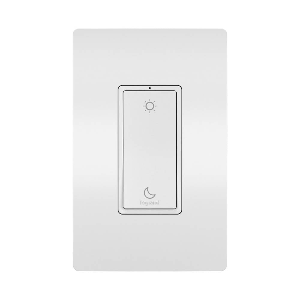 Legrand WNRL43WH White Sleep/wake Wireless Smart Switch With Netatmo, White Image 1