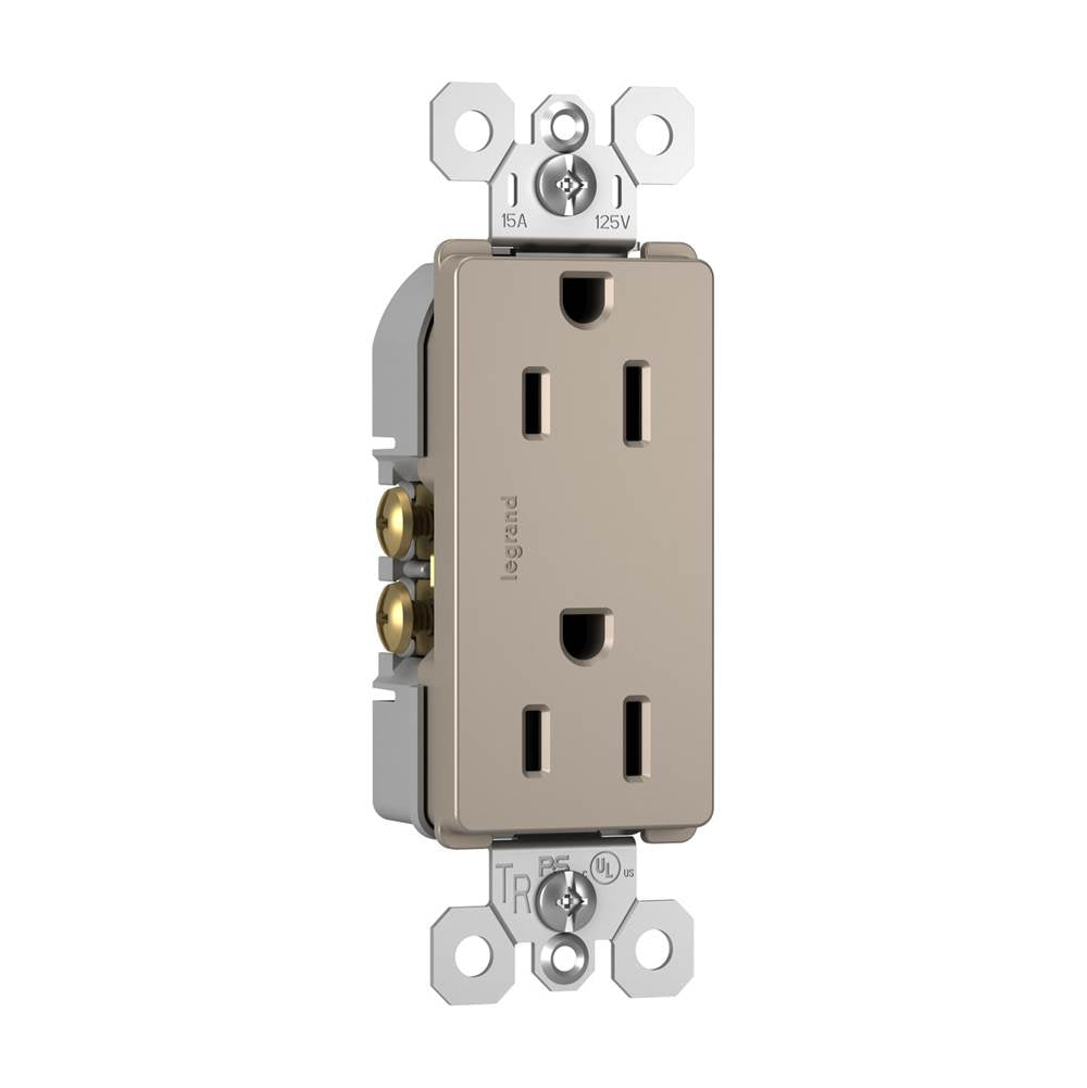 Legrand Radiant 15a 125v Duplex Tamper-resistant Outlet, Dark Bronze