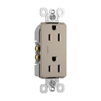 Legrand Radiant 15a 125v Duplex Tamper-resistant Outlet, Dark Bronze