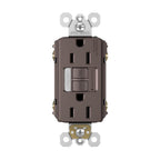 Legrand 1597NTLTRDBCC4 Dark Bronze Radiant 15a Tamper-resistant Self-test Gfci Outlet With Night Light, Dark Bronze Image 3