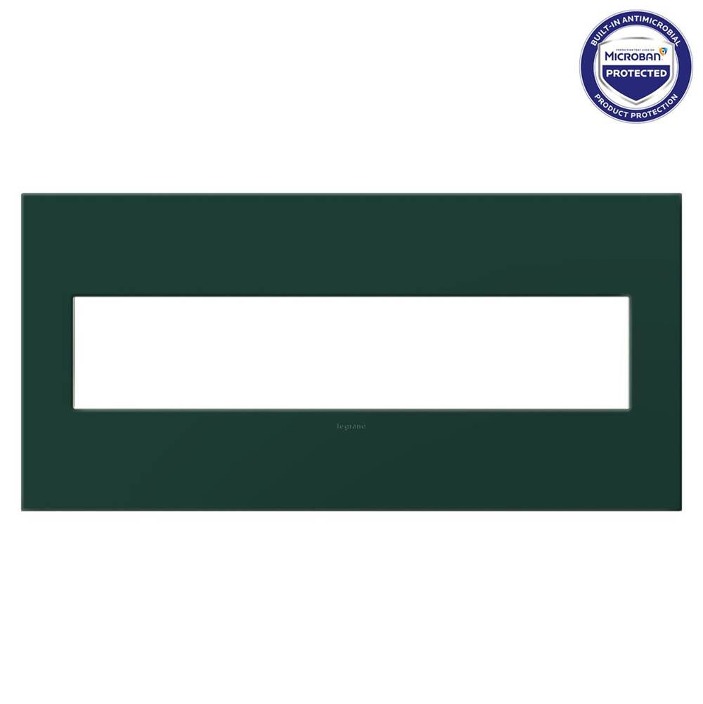 Legrand  Adorne Evergreen Five-gang Screwless Wall Plate With Microban