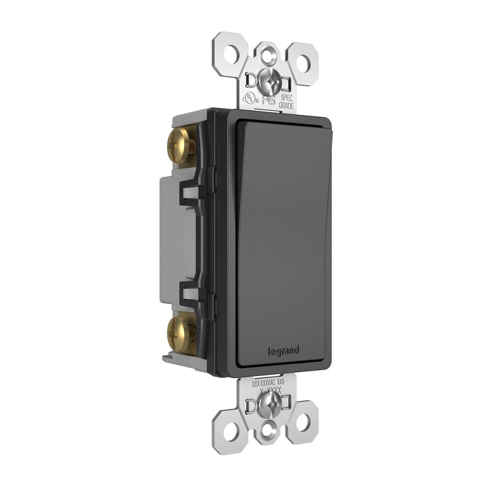 Legrand TM874GCC6 Graphite Radiant 15a 4-way Switch, Graphite Image 4
