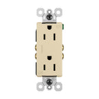 Legrand 885TRWRI Ivory Radiant Outdoor Duplex Outlet, Ivory Image 2