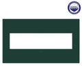 Legrand  Adorne Evergreen Four-gang Screwless Wall Plate With Microban