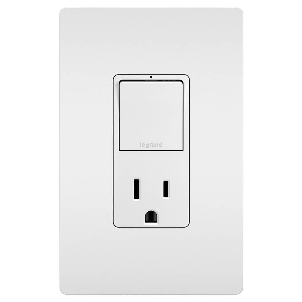 Legrand  Radiant Single-pole/3-way Switch With 15a Tamper-resistant Outlet