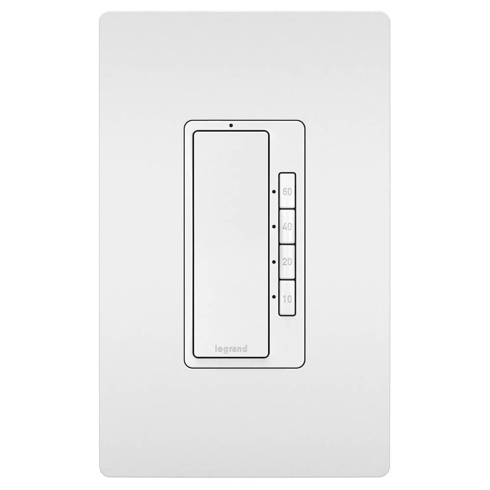 Legrand Radiant 4-button Digital Timer, Black