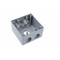 Legrand  Weatherproof Two Gang Box, Gray