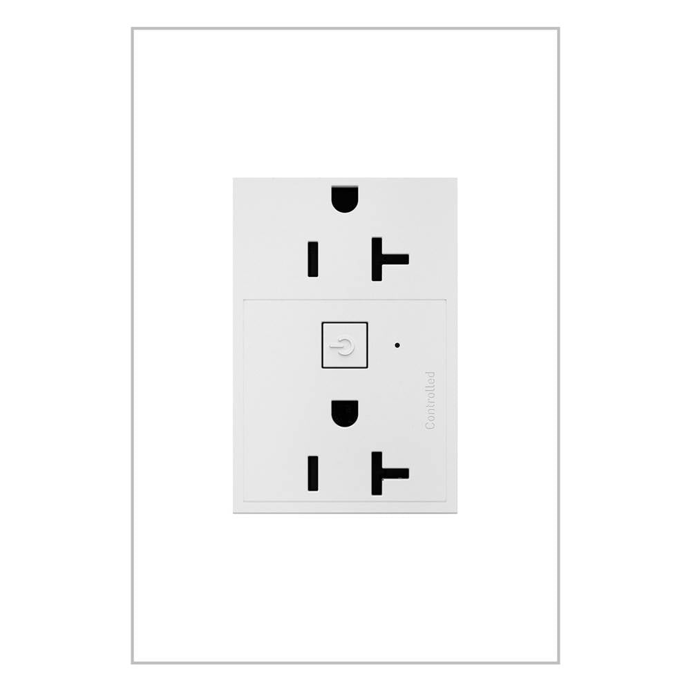 Legrand  Adorne 20a Smart Outlet With Netatmo, Plus-size, Graphite