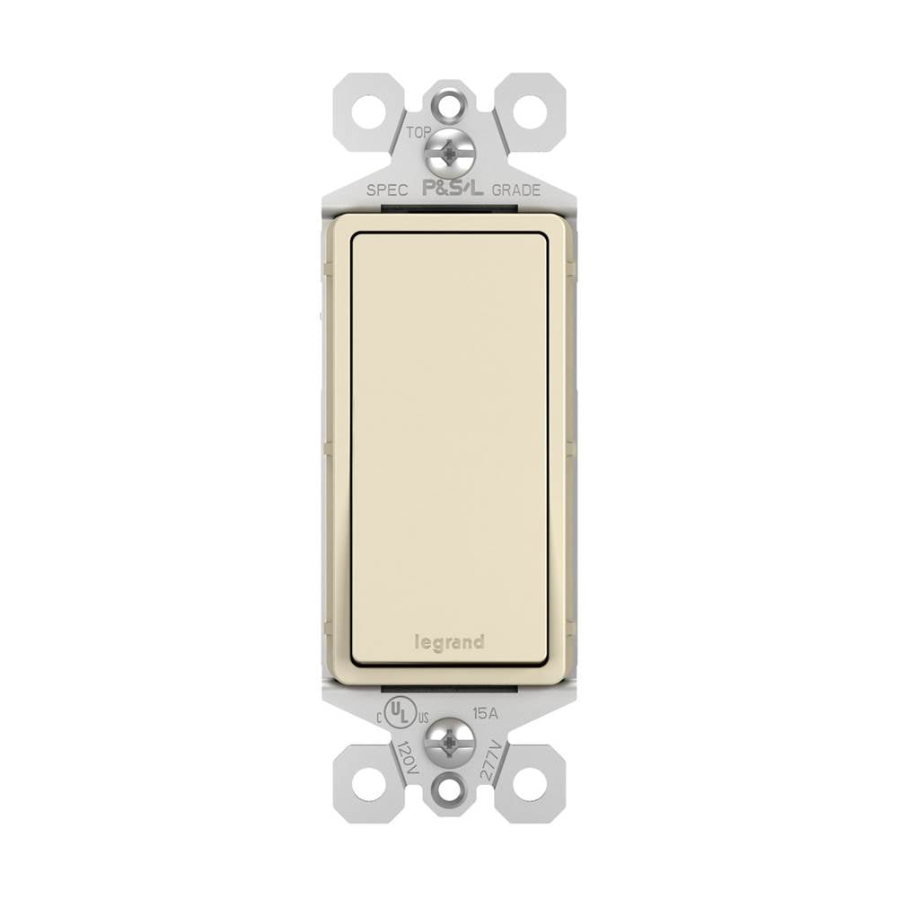 Legrand TM870LA Light Almond Radiant 15a Single-pole Switch, Light Almond Image 2