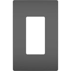 Legrand Radiant One-gang Screwless Wall Plate, Brown