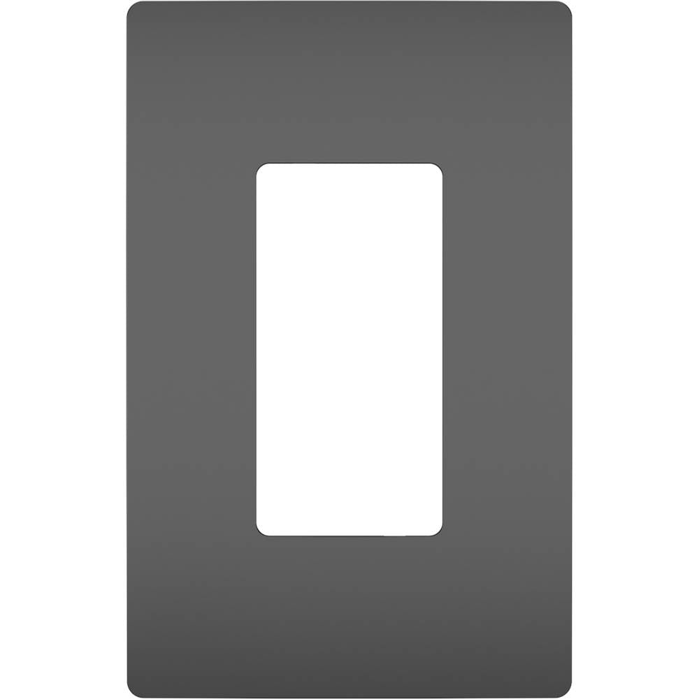 Legrand Radiant One-gang Screwless Wall Plate, Brown