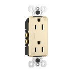 Legrand 885TRWRI Ivory Radiant Outdoor Duplex Outlet, Ivory Image 3