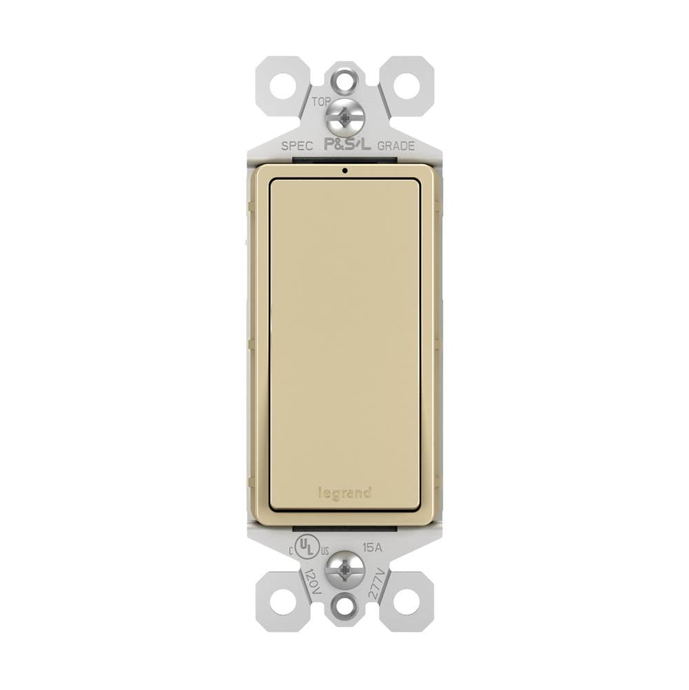 Legrand Radiant 15a Single-pole Switch With Locator Light, Ivory
