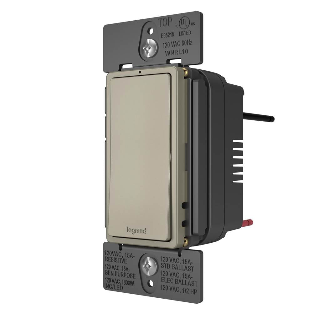 Legrand WNRL10NI Nickel Smart Switch With Netatmo, Nickel Image 2