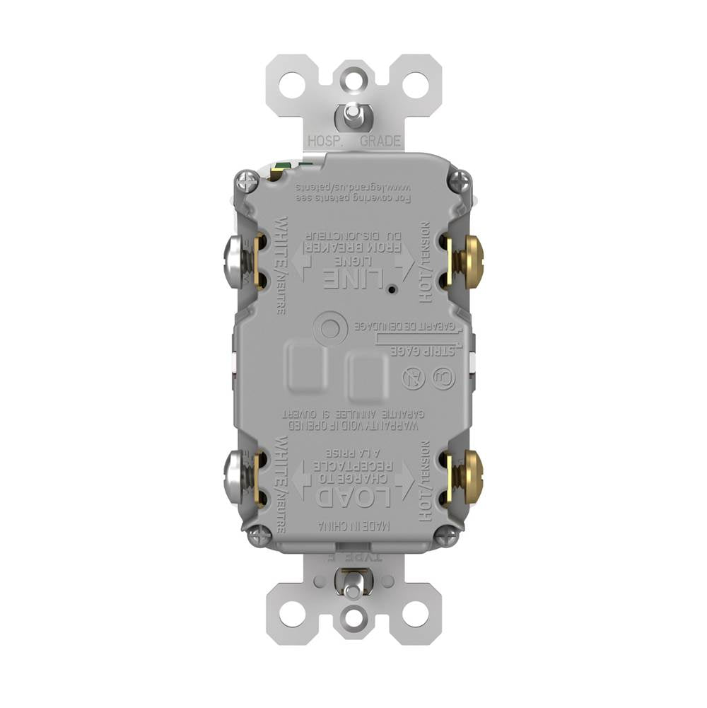 Legrand 2097TRW White Radiant Spec-grade 20a Tamper-resistant Self-test Gfci Receptacle, White Image 5