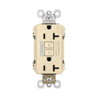 Legrand 2097NTLTRI Ivory Radiant 20a Tamper-resistant Self-test Gfci Outlet With Night Light, Ivory Image 2