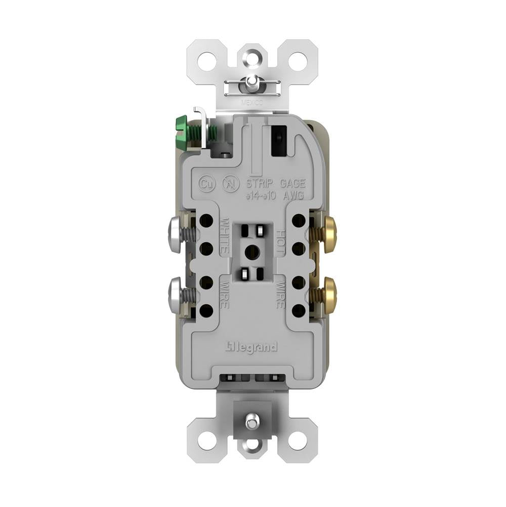 Legrand Radiant Spec-grade 20a Tamper-resistant Receptacle, Dark Bronze
