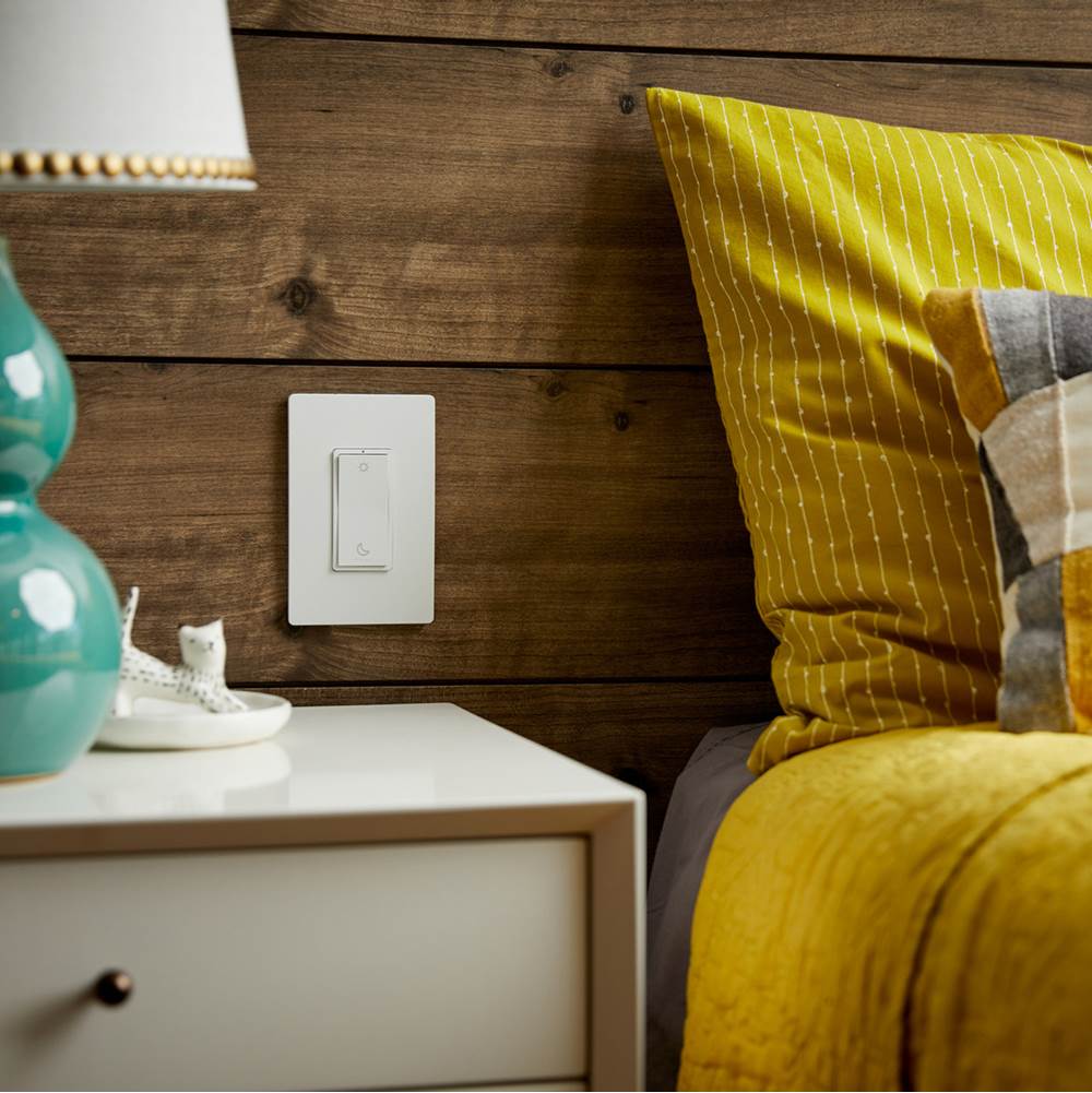 Legrand Radiant Sleep/wake Wireless Smart Switch With Netatmo, Light Almond