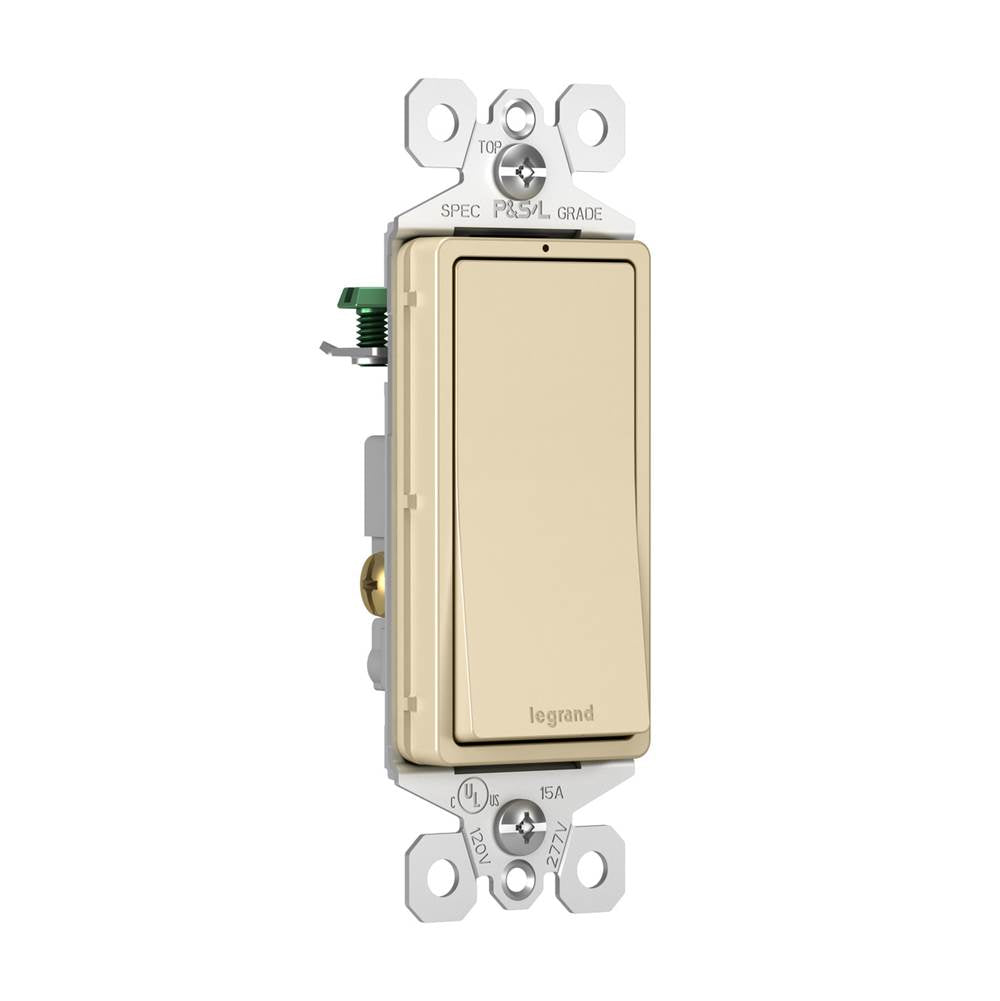 Legrand TM870ISL Ivory Radiant 15a Single-pole Switch With Locator Light, Ivory Image 2