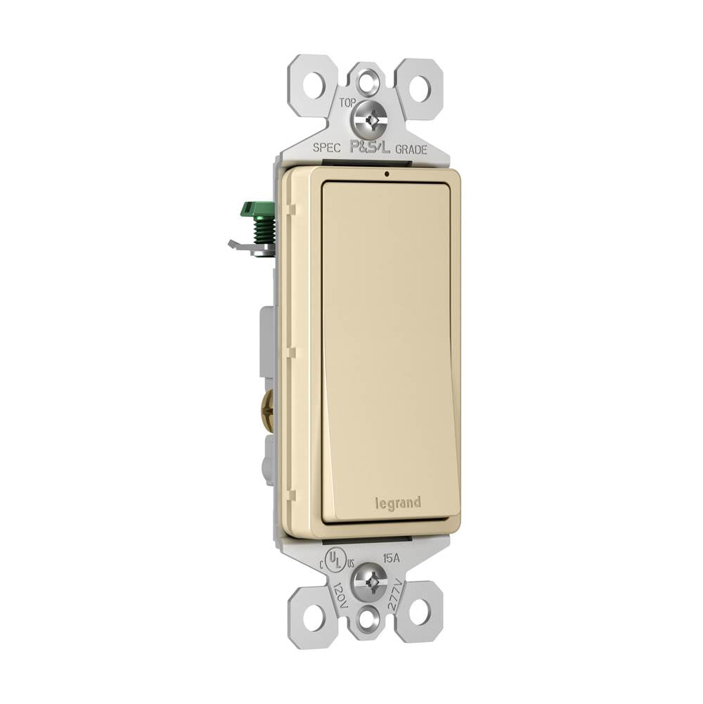 Legrand TM873ISL Ivory Radiant 15a 3-way Switch With Locator Light, Ivory Image 2