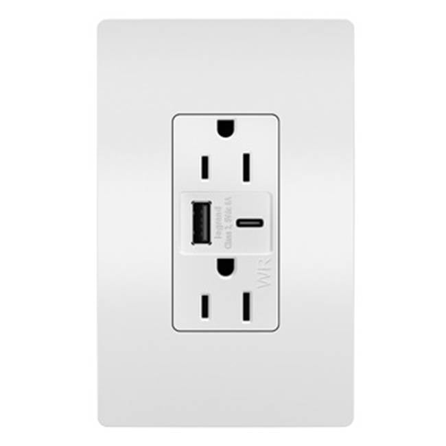 Legrand  Radiant Outdoor Ultra-fast Usb Outlet, Black