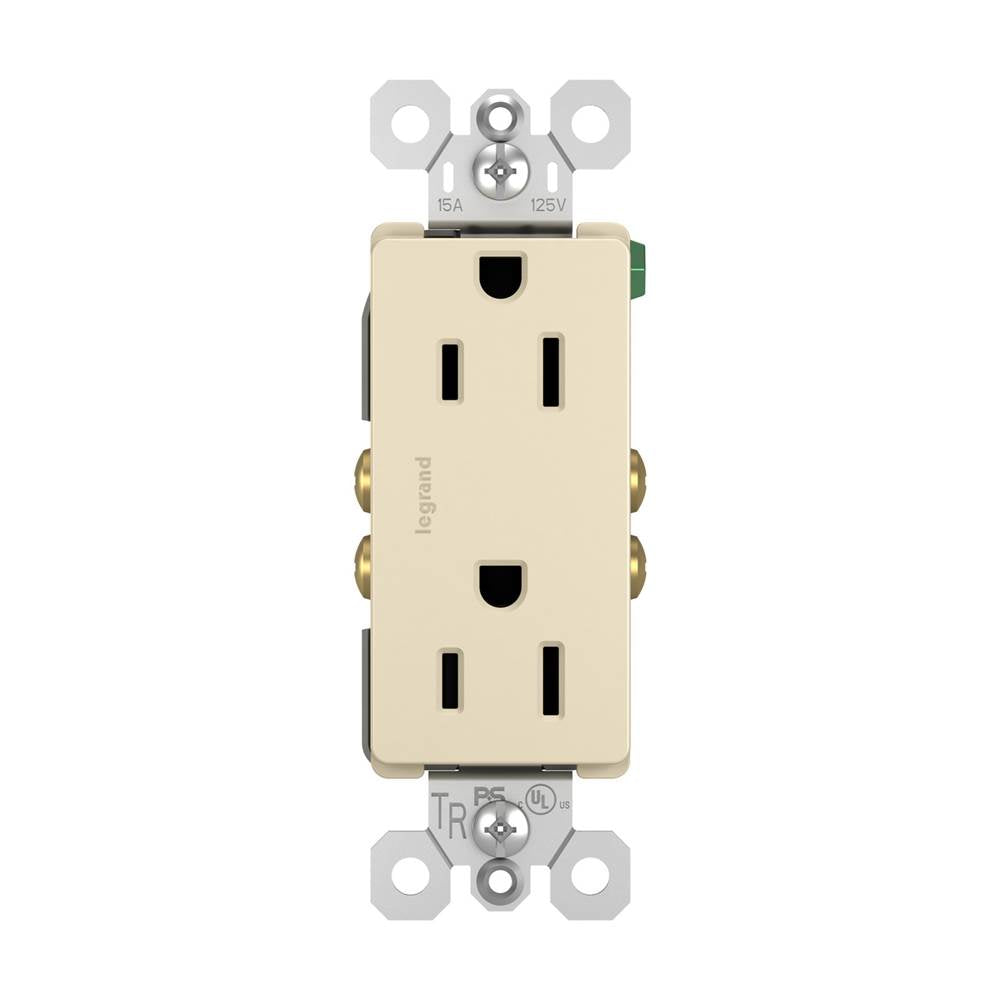 Legrand 885TRLA Light Almond Radiant 15a 125v Duplex Tamper-resistant Outlet, Light Almond Image 2