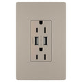 Legrand TM826USBNICC6 Nickel Radiant 15a Tamper-resistant Usb Outlet, Nickel Image 1