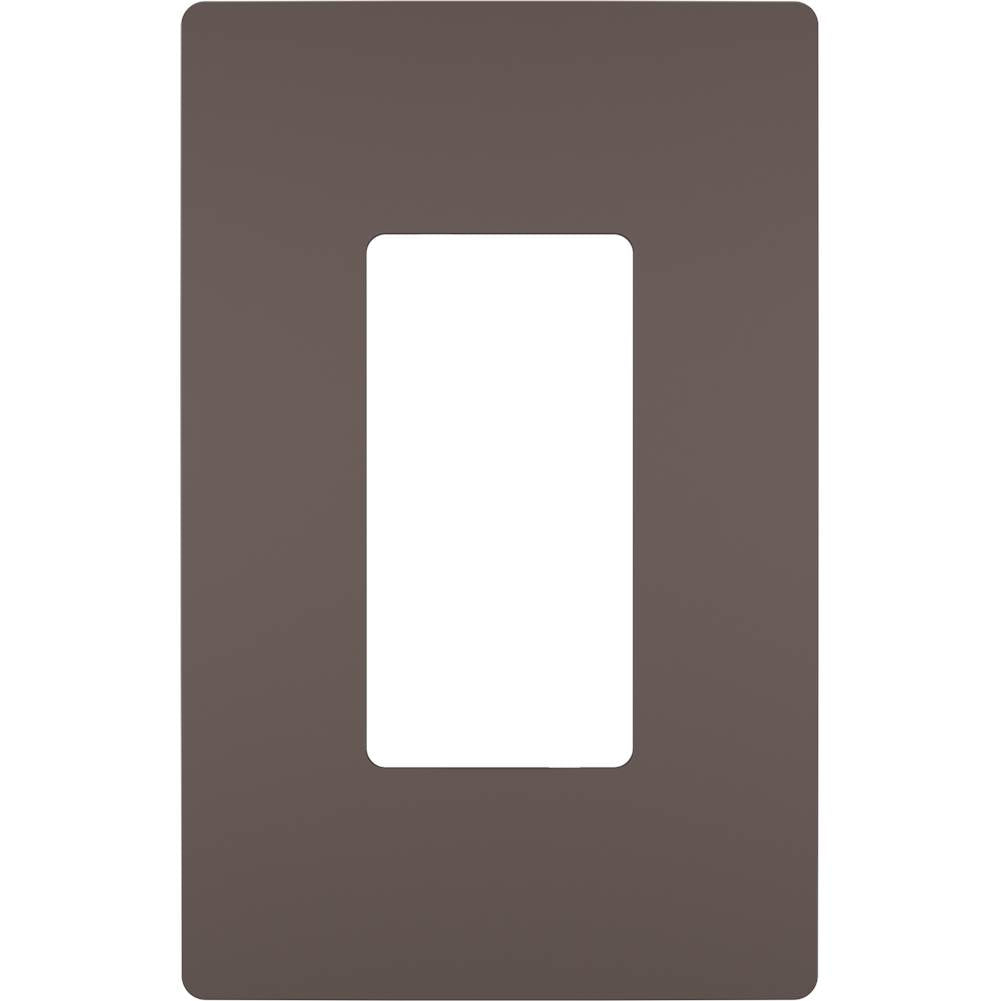 Legrand RWP26DBCC6 Dark Bronze Radiant One-gang Screwless Wall Plate, Dark Bronze Image 2