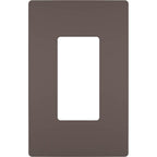Legrand RWP26DBCC6 Dark Bronze Radiant One-gang Screwless Wall Plate, Dark Bronze Image 2
