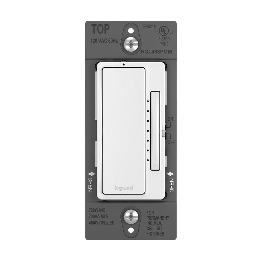 Legrand HCL453PMMW White Radiant Multi-location Master Dimmer, White Image 2