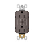 Legrand 1597TRA Brown Radiant 15a Tamper-resistant Self-test Gfci Outlet With Audible Alarm, Brown Image 3