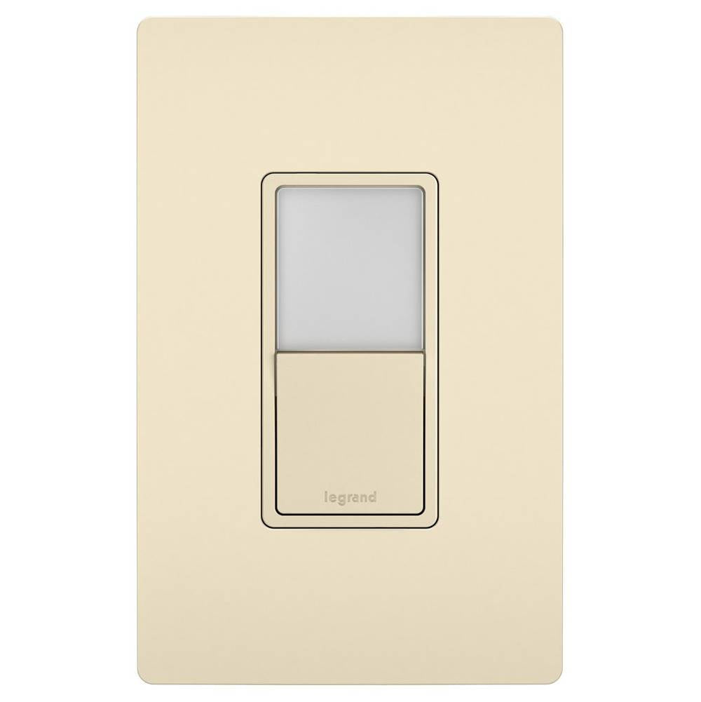 Legrand NTL873LACC6 Light Almond Radiant Single-pole/3-way Switch With Night Light, Light Almond Image 1