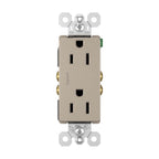 Legrand 885TRNICC12 Nickel Radiant 15a 125v Duplex Tamper-resistant Outlet, Nickel Image 2