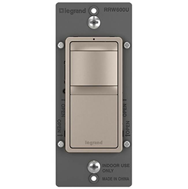 Legrand RRW600UBCCCV4 Dark Bronze Radiant Single-pole/3-way Occupancy Sensor, Dark Bronze Image 6