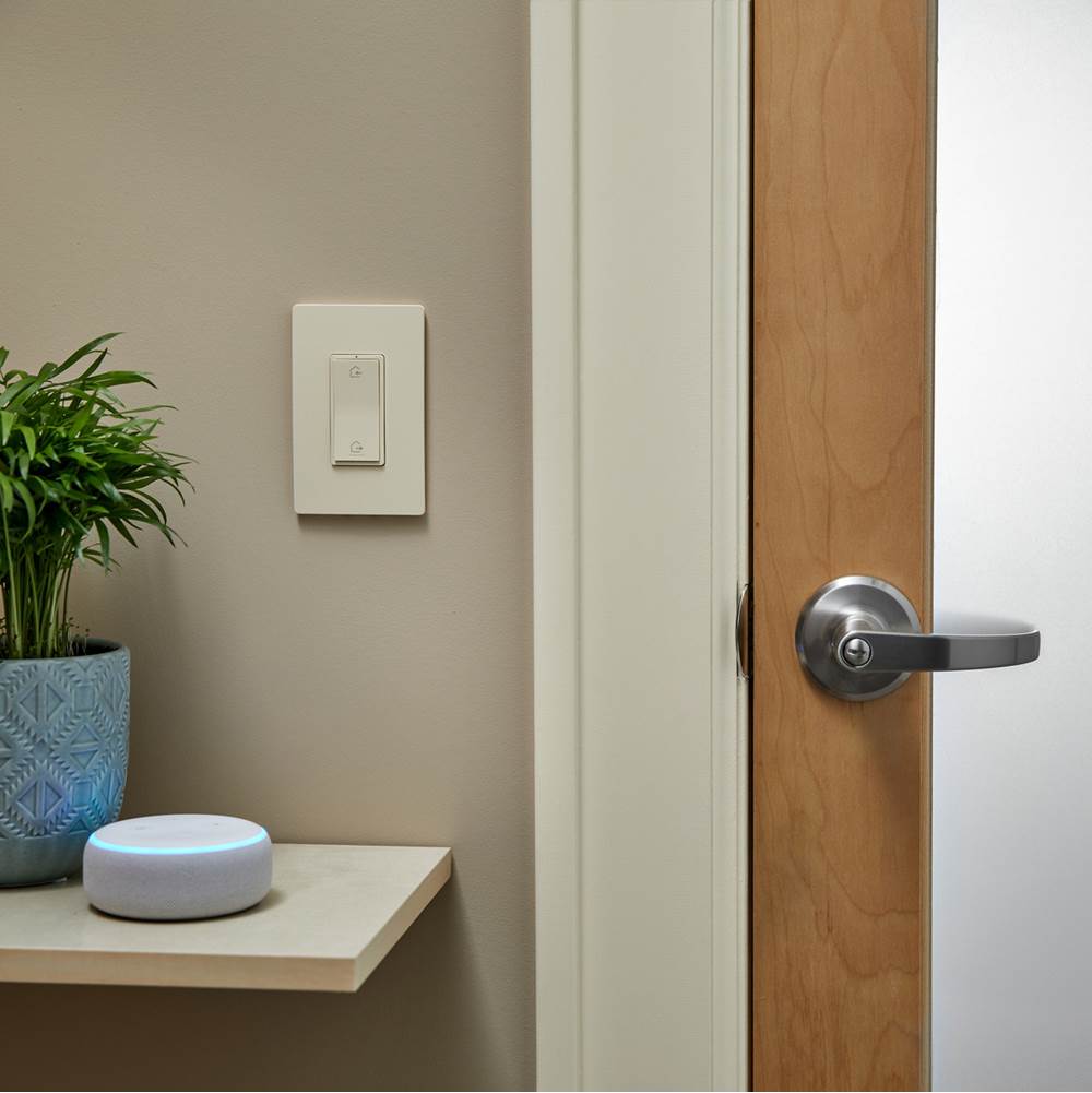 Legrand WNRL33LA Light Almond Home/away Wireless Smart Switch With Netatmo, Light Almond Image 2