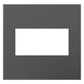 Legrand AWP2GMG4 Magnesium Magnesium, 2-gang Wall Plate Image 1