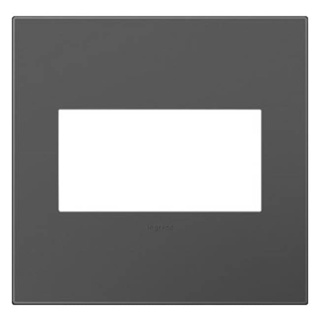 Legrand AWP2GMG4 Magnesium Magnesium, 2-gang Wall Plate Image 1