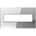 Legrand Adorne Mirror Four-gang Screwless Wall Plate