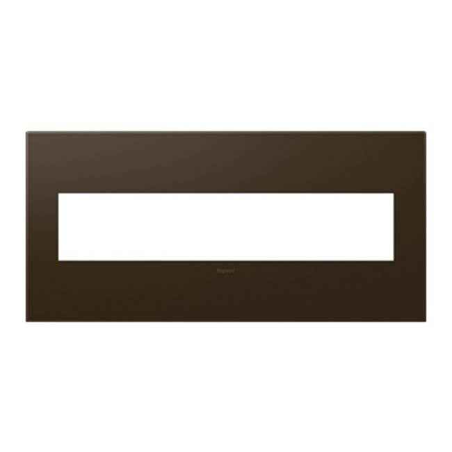 Legrand AWP5GBR1 Bronze Bronze, 5-gang Wall Plate Image 1