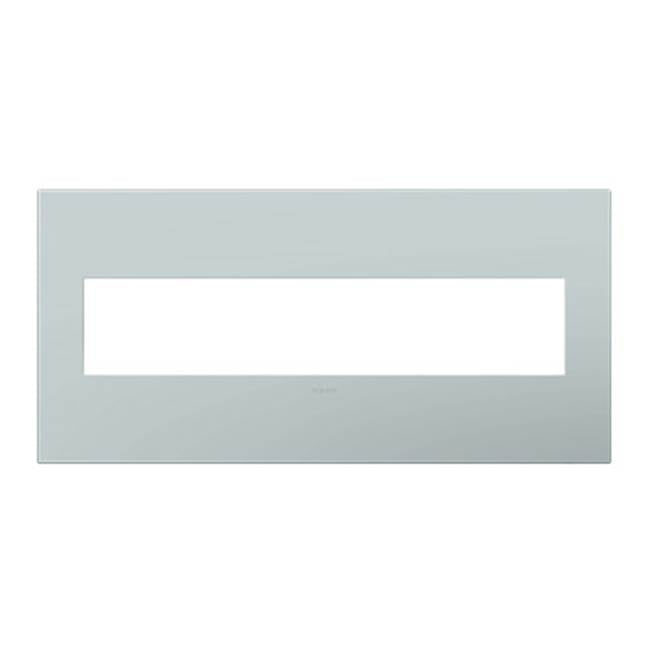 Legrand AWP5GBL1 Pale Blue Pale Blue, 5-gang Wall Plate Image 1