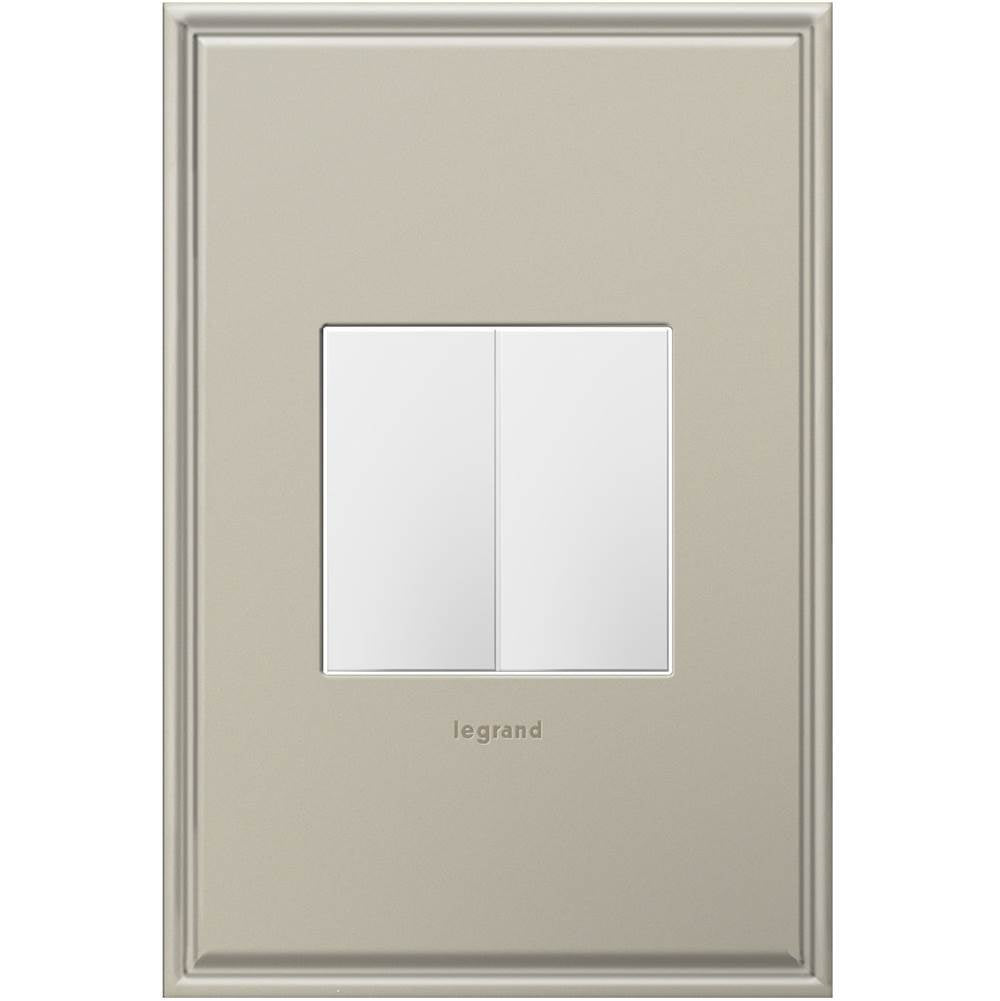 Legrand AABK1W4 White Blank, Half-size Image 2